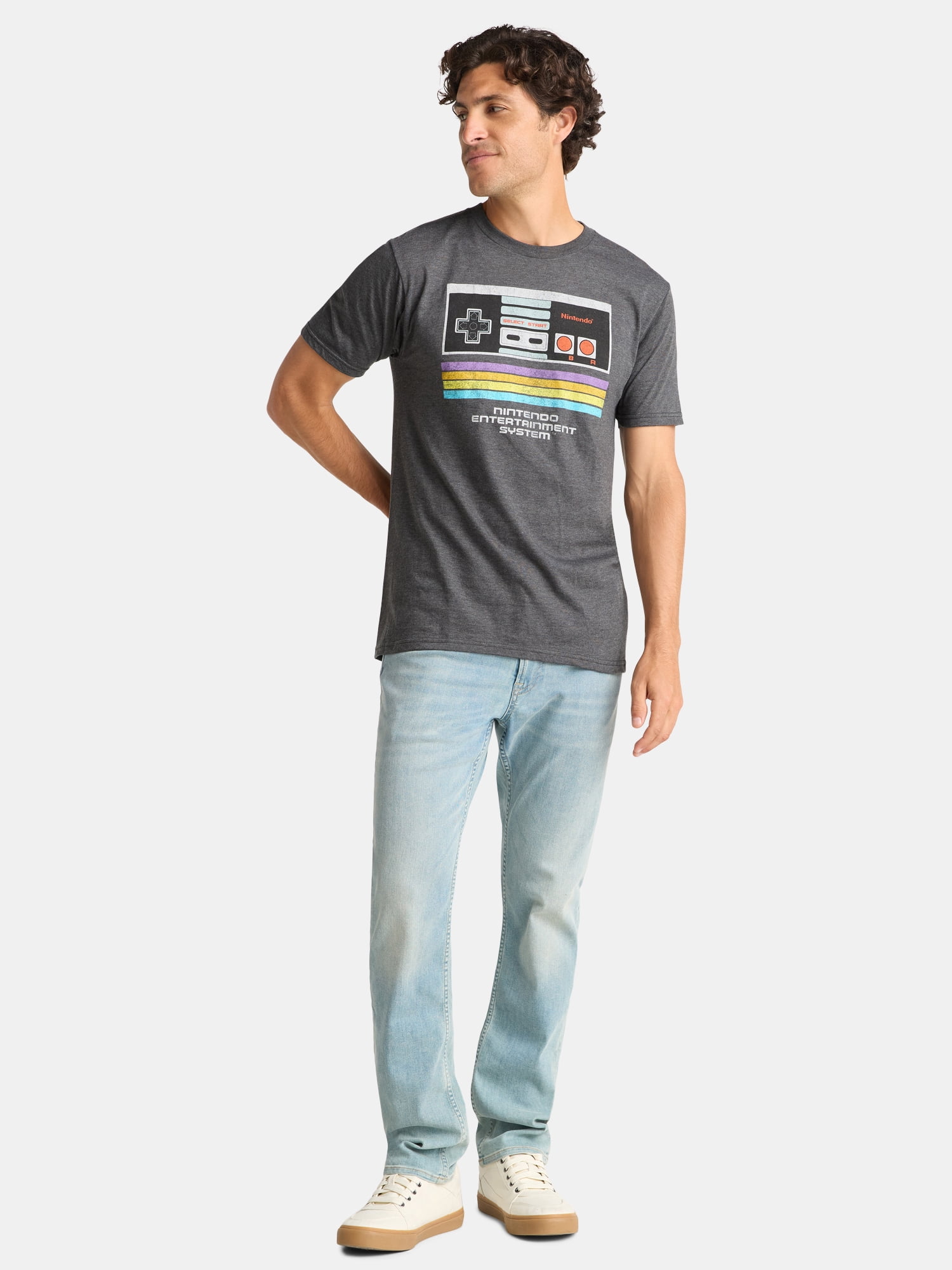 Nintendo Men's & Big Men's Graphic Cotton T-Shirt, Sizes S-3XL