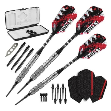 Viper Bully 80% Tungsten Professional Steel Tip Dart Set, 18 Grams