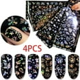 thumbnail image 2 of Pegatinas De Uñas Estrella De Navidad Pegatinas De Apliques 4 Hojas Pegatinas De Uñas De Estrella Copo De Nieve De Navidad Estrella De Invierno Pegatinas De Transferencia De ANGGREK Manicure Accessories, 2 of 8