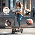 thumbnail image 4 of TST Electric Scooter, 800W Motor, Shock Absorption, 10" Solid Tire E Scooter with Stamping Design, 20mph Folding Electric Scooter and APP Control, 4 of 8