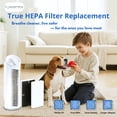 thumbnail image 2 of Nispira U Filter HRF201B Replacement 2-in-1 HEPA Activated Carbon For Honeywell Febreze Air Purifier FRF102B FRF101B | FHT190 FHT180 FHT170 HHT270 HHT290 | Removes Smoke, Pollen, Dust | 1 Pack, 2 of 7