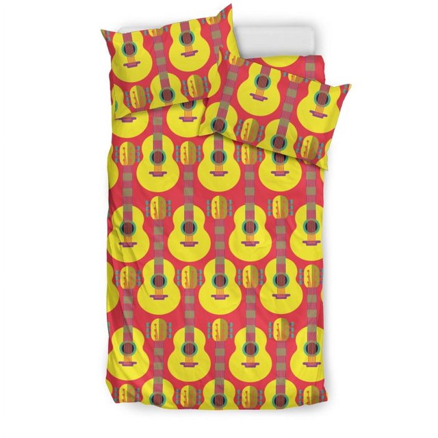 Juego de cama con motivo de guitarra clásica