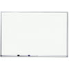 "Mead Melamine Dry Erase Board, 72"" x 48"", Aluminum Frame"