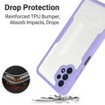 thumbnail image 4 of Dteck Clear Case for Samsung Galaxy A23 5G with Built-in Screen Protector, Slim Full Body Rugged Soft TPU Bumper Phone Cover Case for Samsung Galaxy A23 5G,Purple, 4 of 9