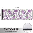 thumbnail image 5 of Kitchen Rugs Sets Of 2,Pioneer Flower Floral Print Pattern Anti Fatigue Kitchen Mat Rugs Non Slip Washable,Decorative Kitchen Floor Mats for Kitchen,Sink,Laundry,17"x47"+17"x47", 5 of 5