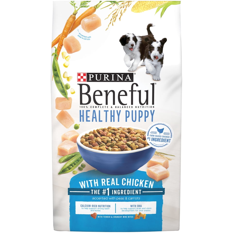 Purina Beneful Healthy Puppy With Farm Raised Chicken, High Protein Dry