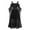 Black, variant on Women Halloween Vintage Costume Dresses Victorian Medieval Steampunk Gothic Fancy Dress Black L