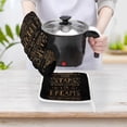 thumbnail image 4 of To The Stars Who Listen Oven Gloves And Pots Stand Set Oven Gloves And Pot Racks Pot Racks And Oven Gloves Set, 4 of 9