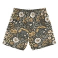 thumbnail image 7 of FORMRS Boys Swim Trunks Quick Dry Mesh Lining Beach Boardshorts, Sizes XS-XL, Floral Wilderness Pattern, 7 of 7