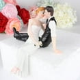 thumbnail image 3 of BESTSKY Wedding Cake Toppers,Resin Craft Decorations Cake Topper Wedding,Wedding Bride and Groom Figurines Wedding Cake Topper,Shape2, 3 of 3