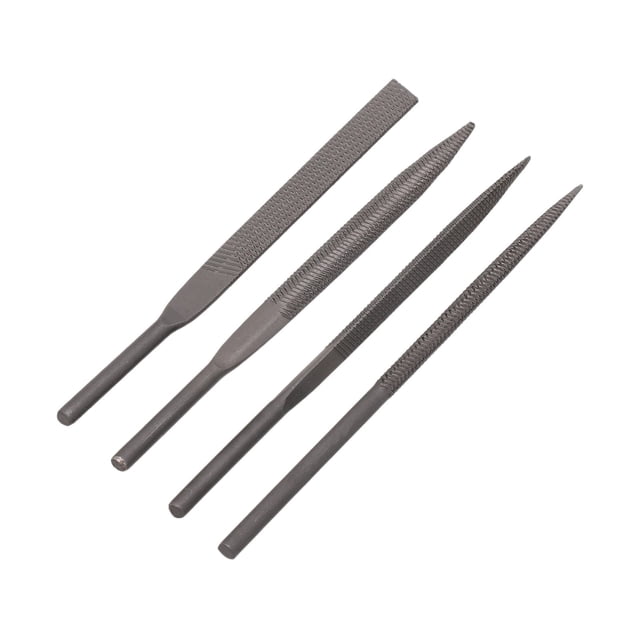 Chendee 4Pcs Pneumatic File Blades Air File 5×125Mm Small File Air File Saw Accessories