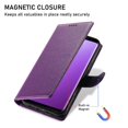 thumbnail image 2 of Funda para FOXDOCK Samsung Galaxy S9 Plus– Cuero Premium, 3 ranuras para tarjetas, Protección contra impactos, 2 of 5