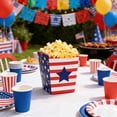 thumbnail image 1 of weibbin Independence Day Gift Treat Box for Candy Popcorn, Patriotic Paper Box 1PC, 1 of 6