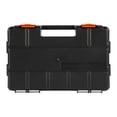 thumbnail image 4 of 3 Pack Small Parts Organizer Box 21 Compartments Hardware Storage Case with Removable Dividers Portable Screw Bolt Nut Tackle Jewelry Tool Storage Container with Clear Lid & Safety Latch, 4 of 8