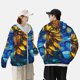 thumbnail image 4 of Fotbe Sunflower Starry Night Vibes Chaqueta con Protección Solar UPF 50+ para Hombre y Mujer, Camisa con Capucha y Bolsillos-X-Large, 4 of 7