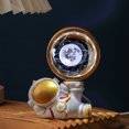 thumbnail image 1 of Lámpara de noche con forma de galaxia y astronauta, bola de cristal tallada en 3D, luminosa, para dormitorio, escritorio, decoración de resina, regalo de vacaciones, 1 of 6