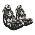 thumbnail image 2 of Sikiie Laying Hens And Roosters Car Seat Covers 2PCs Front Car Seat Covers Universal fit for Most Cars SUVs and Trucks-1, 2 of 9