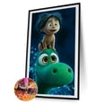 thumbnail image 2 of Cuadros Decorativos DIY 5D mosaico niño y dinosaurio completo taladro redondo diamante resina pintura Kit Sywqhk Nuevos Originales, 2 of 9