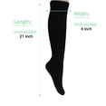 thumbnail image 3 of Slouchy Socks for Women Pack 3 Pairs Cotton Shoe Size 5 to 10 - Black, 3 of 14