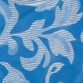 thumbnail image 2 of J & M Home Fashions Vinyl Blue Paisley Tablecloth, 2 of 2