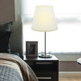 thumbnail image 1 of LABELEPH Beige Linen Lamp Shade for Table Lamp Elegant Half Round Design Soft Lighting for Home, 1 of 5