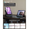 thumbnail image 2 of Funda de teclado Avakot Clear Magnetic para iPad Air 11 y Pro 11, 2 of 9