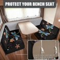 thumbnail image 2 of XYZCANDO Cartoon Dragonfly Flower RV Dinette Cushion Covers Comfortable RV Accessories Universal RV Dinette Cushions for Women Washable Cushion Covers for Couches and Sofas Slipcovers for Loveseat, 2 of 7