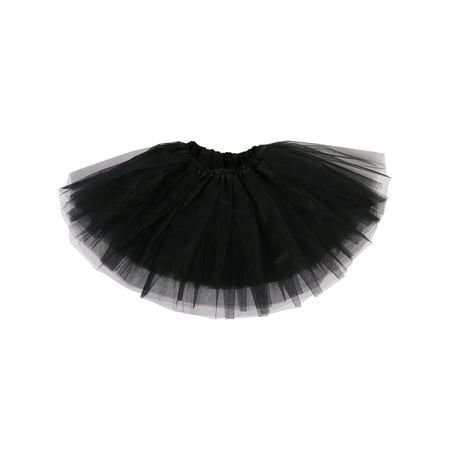 Simplicity Baby Cute Tulle Tutu Skirt for Dress Up & Fairy Costumes, Black