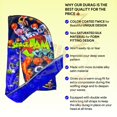 thumbnail image 2 of Art Silky Design Durag - Silky 360 Wave Du Rag with Long Tails and Quadruple Stitching - Smooth Silk Fabric for Comfort and Compression (Spase Jam) Large, 2 of 7