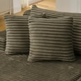 thumbnail image 5 of 83" Oversized Double Chaise Lounge, Compressed Upholstered Sleeper Sofa Bed, Cloud Sectional Couch with Pillows for Living Room, No Assembly Required, Brown, 5 of 10