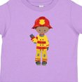 thumbnail image 4 of Inktastic African American Boy, Fireman, Firefighter, Helmet Boys Toddler T-Shirt, 4 of 5