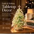 thumbnail image 3 of DIY Beaded Christmas Tree Kit, Make Your Own Sparkling Warm Light Tabletop Decoration, Handmade Holiday Beading Craft Set for Indoor Home Display & Creative Gift, 3 of 8