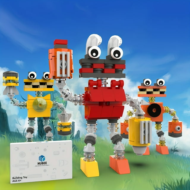 Three In One Monster Choir Building Block Set, Suitable As A Gift For Friends
