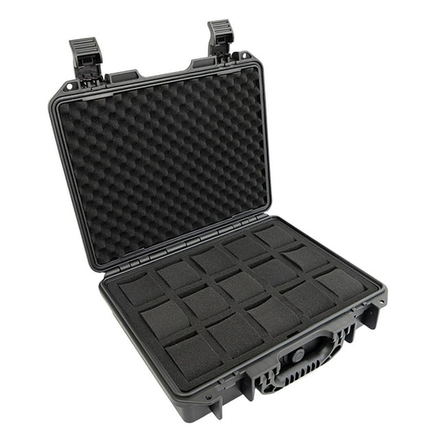 lionlar Portable Watch Case Shockproof Bracket Storage Box Collection Gift with Carrying D with 15