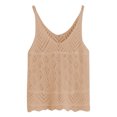 thumbnail image 1 of Pompotops Débardeur Camisole Sans Manches à Col Rond Décontracté à Imprimé Camouflage pour Femme, 1 of 9