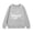 00#Grey2863, variant on Byoo Letter Graphic Sweatshirt for Big Girls Crew Neck Long Sleeve Daily Casual Sweatshirt,Grey