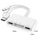 thumbnail image 5 of Adaptador USB OTG 5 en 1 Lector Ranuras para Tarjetas TF IPhone/iPad/Macbook Laptop, 5 of 5