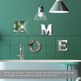 thumbnail image 3 of Set of 4 Home Sign Letters Wall Sign 20x22CM DIY Decorative Wall Art Decor Acrylic Mirror Wall Stickers Modern Decoration for Living Room Bedroom Kitchen, 3 of 8
