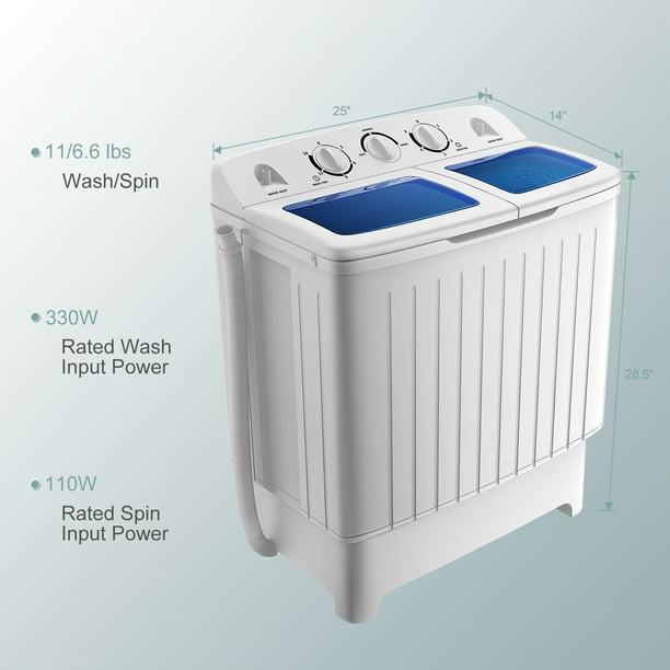 Lave-linge-compact ONECONCEPT MNW3WS3500 Essoreuse portable