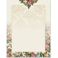Striking Victorian Rose Flowers Spring Invite Special Event Theme Paper