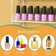 thumbnail image 5 of 21 x 21 Inch Nail Polish Wall Rack, 6 Tier Clear Acrylic Organizer for 90-120 Bottles, Easy Install, 5 of 5
