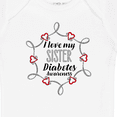thumbnail image 4 of Inktastic I Love My Sister Diabetes Awareness Boys or Girls Baby Bodysuit, 4 of 5