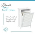 thumbnail image 5 of RiverRidge Ellsworth Tilt-Out Laundry Hamper Cabinet with Cloth Storage Bag - White, 5 of 10