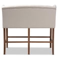 thumbnail image 4 of Bowery Hill Upholstered Beige Bar Stool Bench Rectangular Button Tufted 47.64" Unassembled, 4 of 10