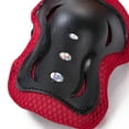 thumbnail image 3 of Ensemble de 7 Pcs Casque de Sécurité pour Enfants Genouillères Coudières pour Garçon Fille Vélo Patin Bicyclette Ensemble de Protection, 3 of 5