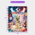 thumbnail image 5 of Happy New Year German Shepherd Chills on Year-End Party Spiral Bound Journal Alsatian Dog Lover Gifts 5x7in Spiral Notebook - 12023, 5 of 5