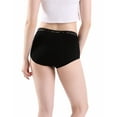 thumbnail image 4 of INNERSY Period Underwear High Waist Cotton Postpartum Womens Menstrual Panties 5 Pack(S,Black), 4 of 6