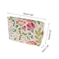 thumbnail image 2 of Unique Bargains 1 Pc Portable Galsang Flower Makeup Bag Polyester Beige Medium, 2 of 5