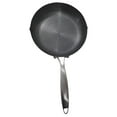 thumbnail image 1 of HIAKDOFT Deep Frying Pan Stainless Steel Cookware Silver 1Pcs for Searing Meat, 1 of 8