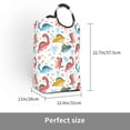 thumbnail image 2 of Honeii Dinosaur Print Laundry Hamper Collapsible Laundry Baskets, Freestanding Waterproof Clothes Hamper with Easy Carry Handles, 2 of 5